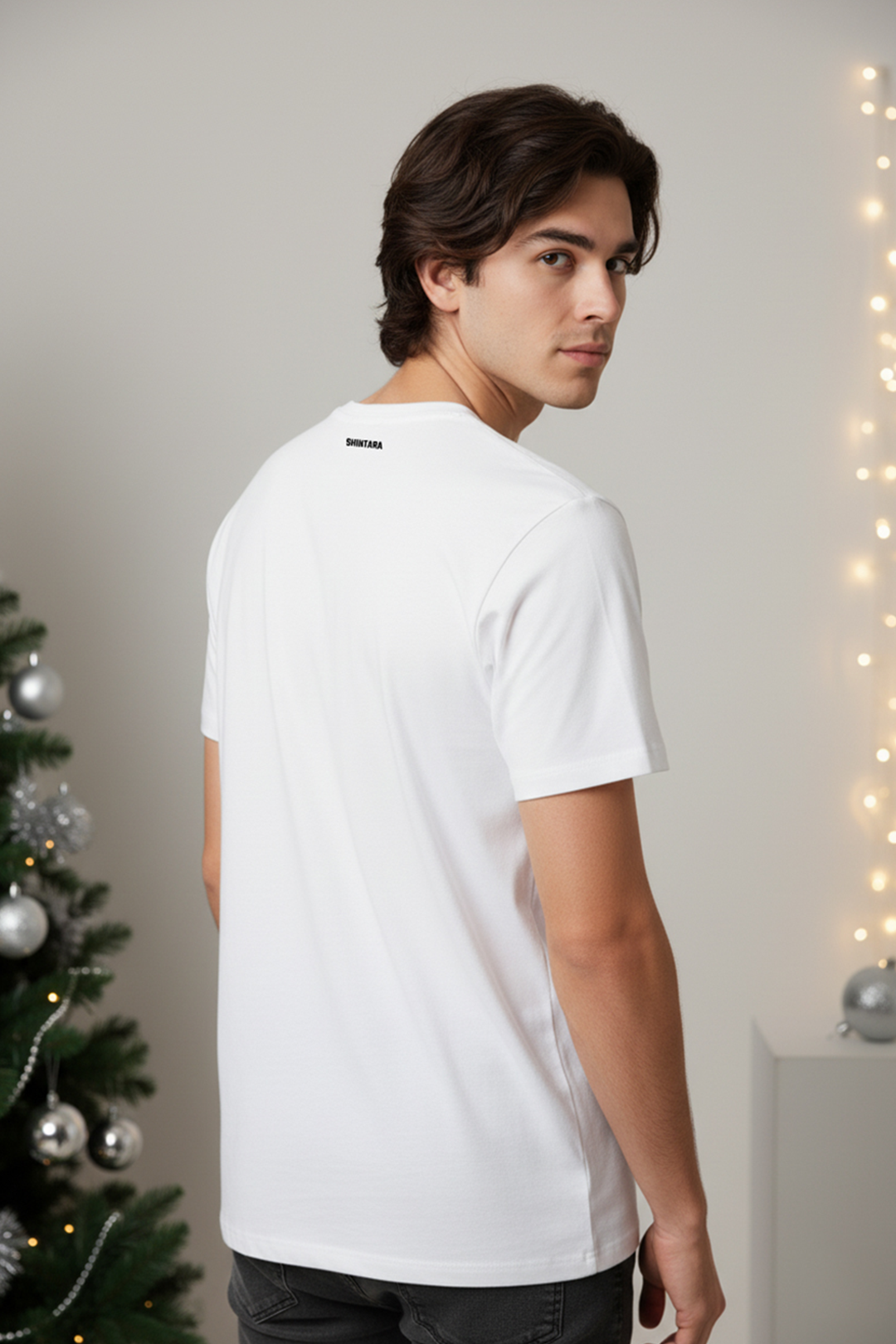 Camisetas Manga corta Blanca Grinchmas de Unisex