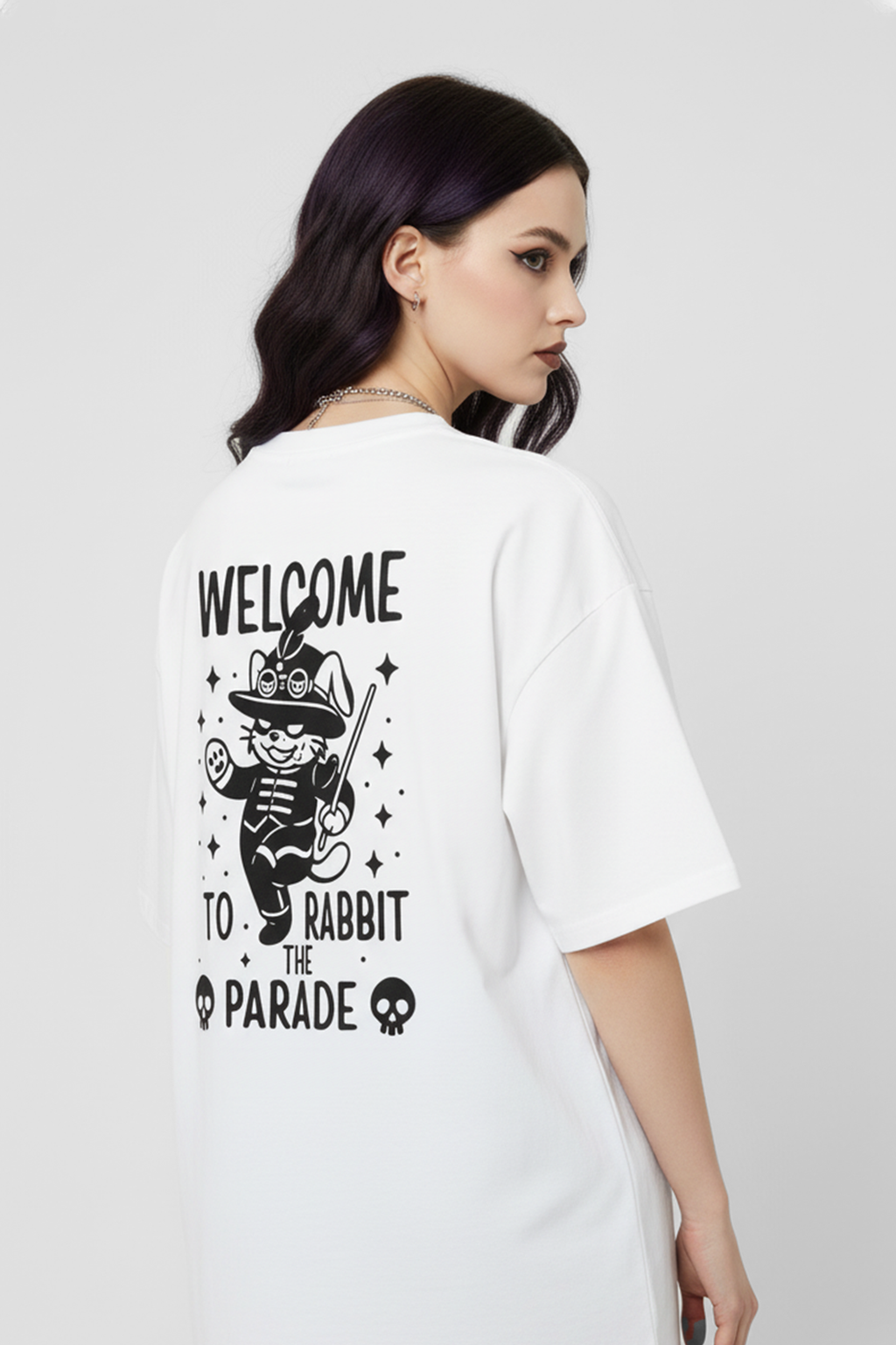 Camisetas Oversize Negra de My Chemical Romance | Mujer