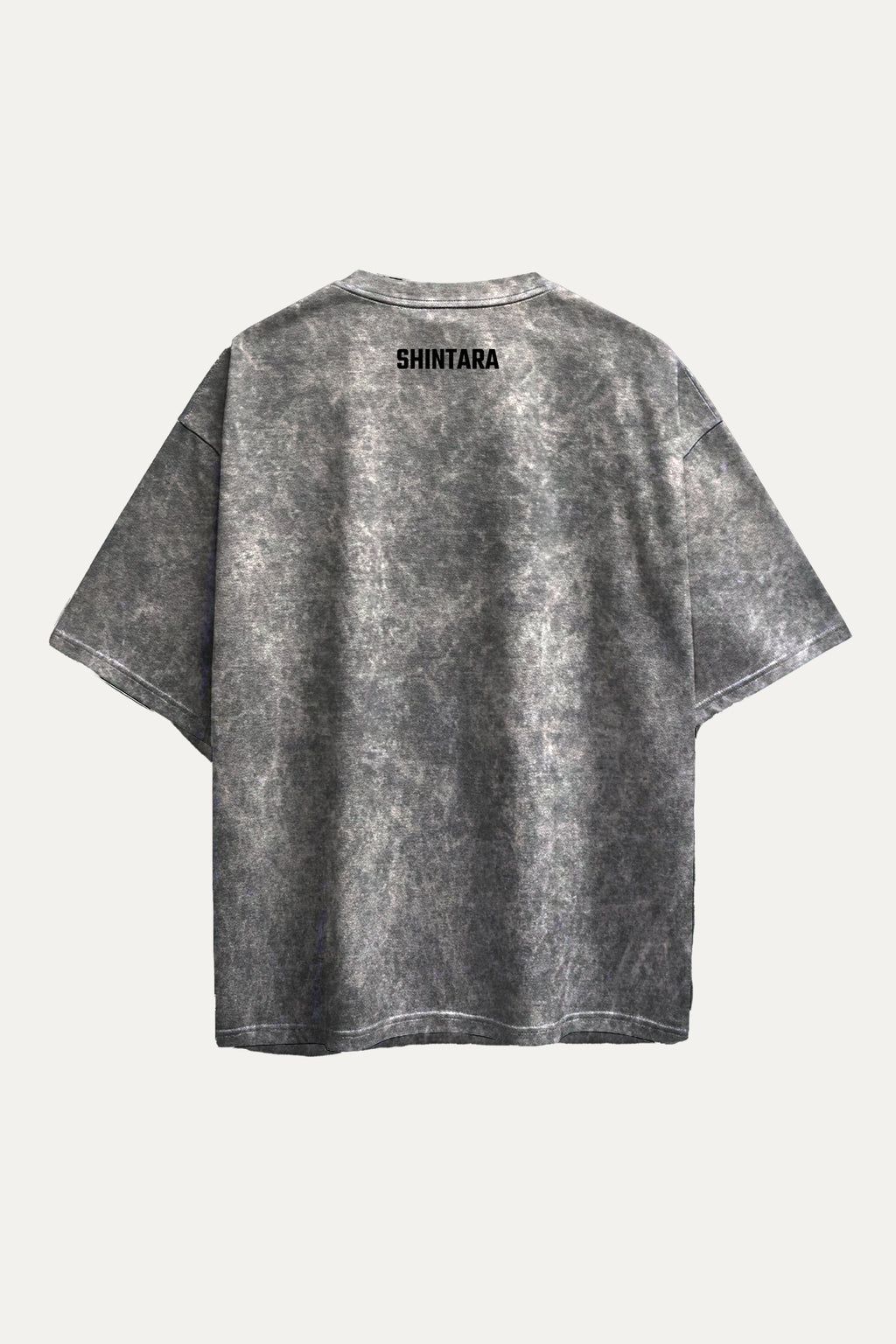 Camisetas Oversize Gris Migajera de Streetwear | Mujer