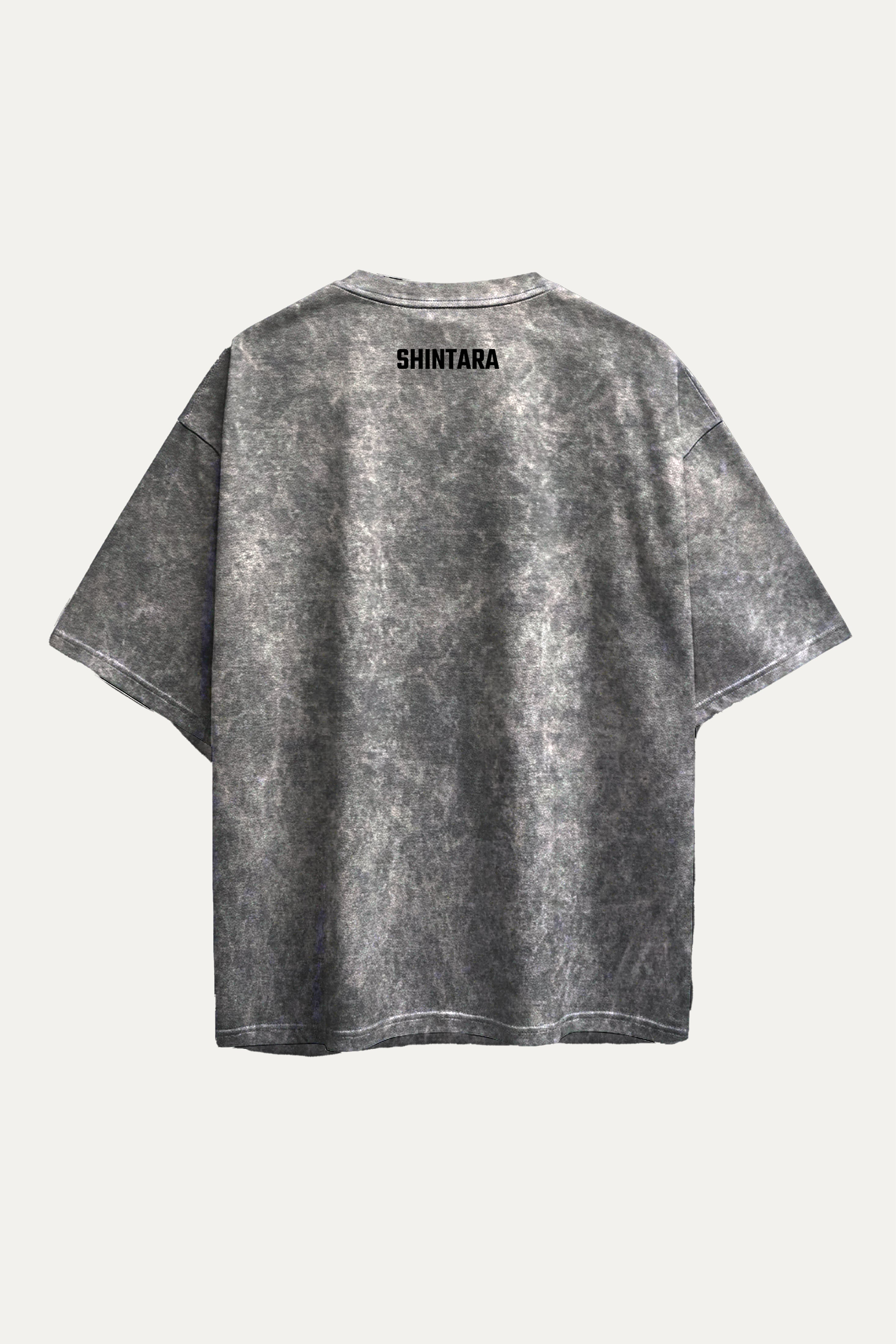 Camisetas Oversize Gris Migajera de Streetwear | Mujer