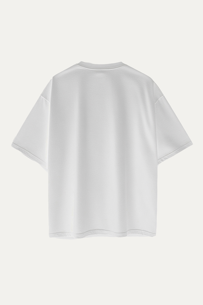 Camisetas Oversize Blanca Lufytaro de One Piece | Hombre