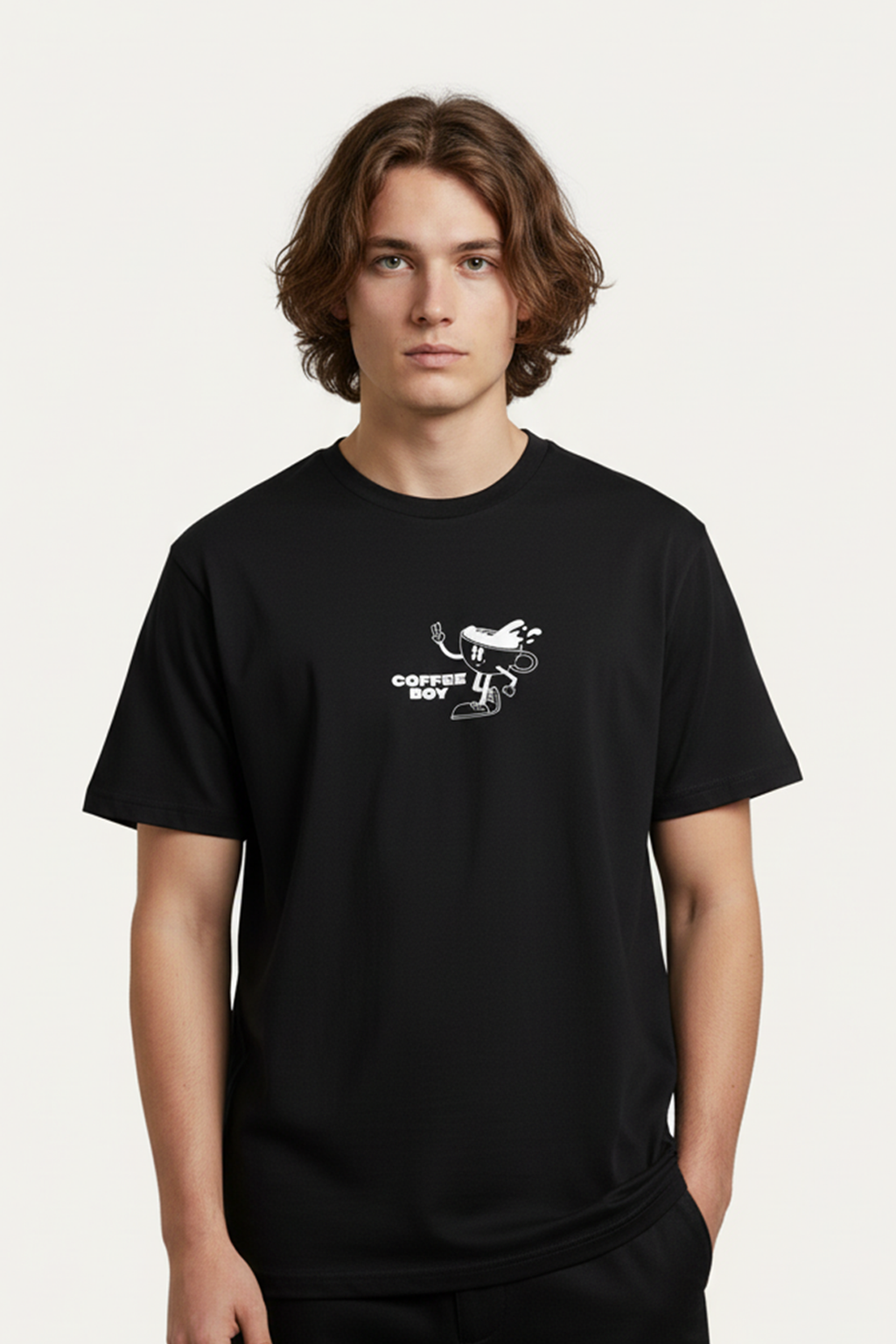 Camisetas Manga corta Negra de Meme | Hombre