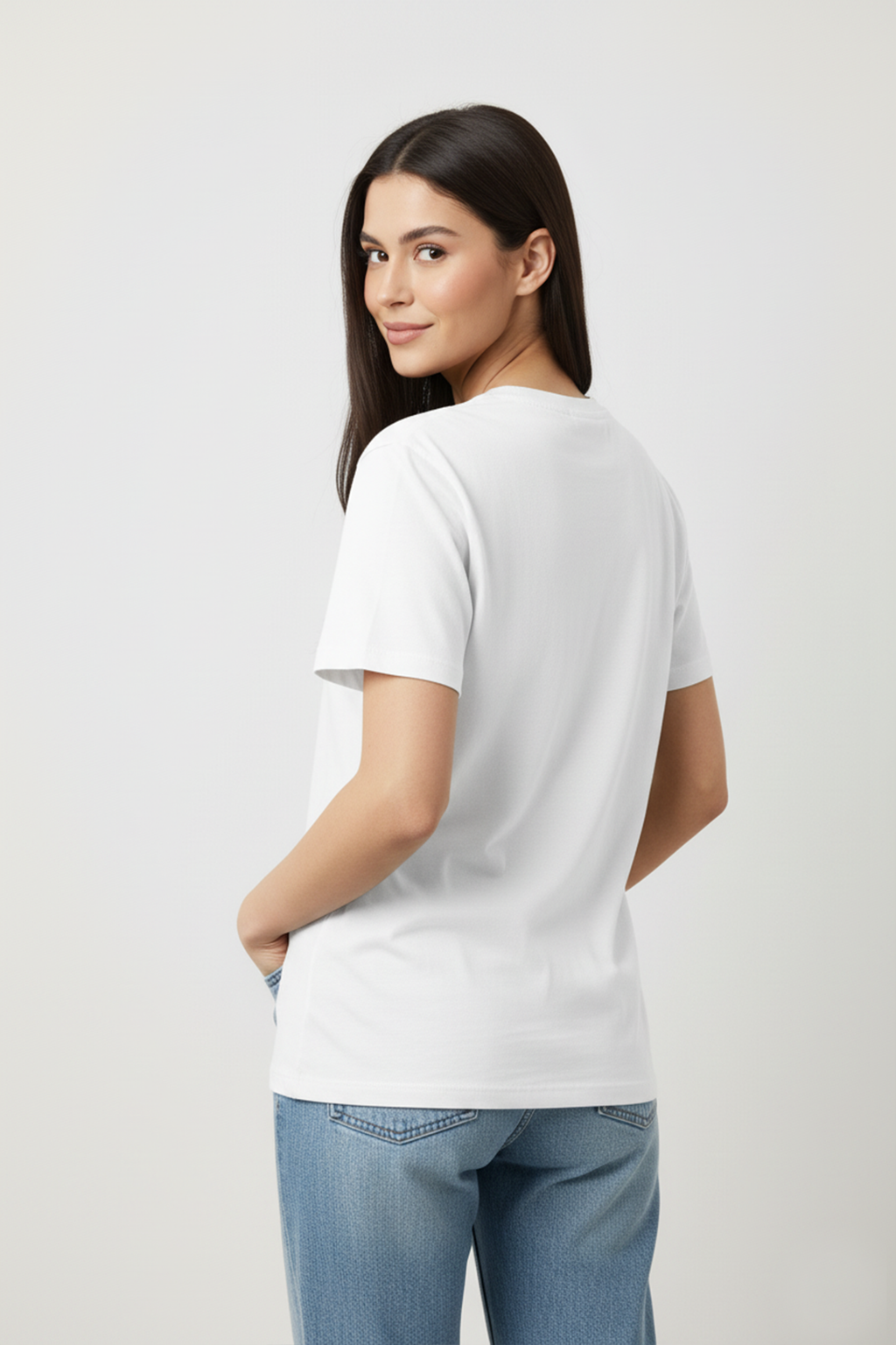 Camisetas Manga corta Blanca Perro Salchicha | Mujer