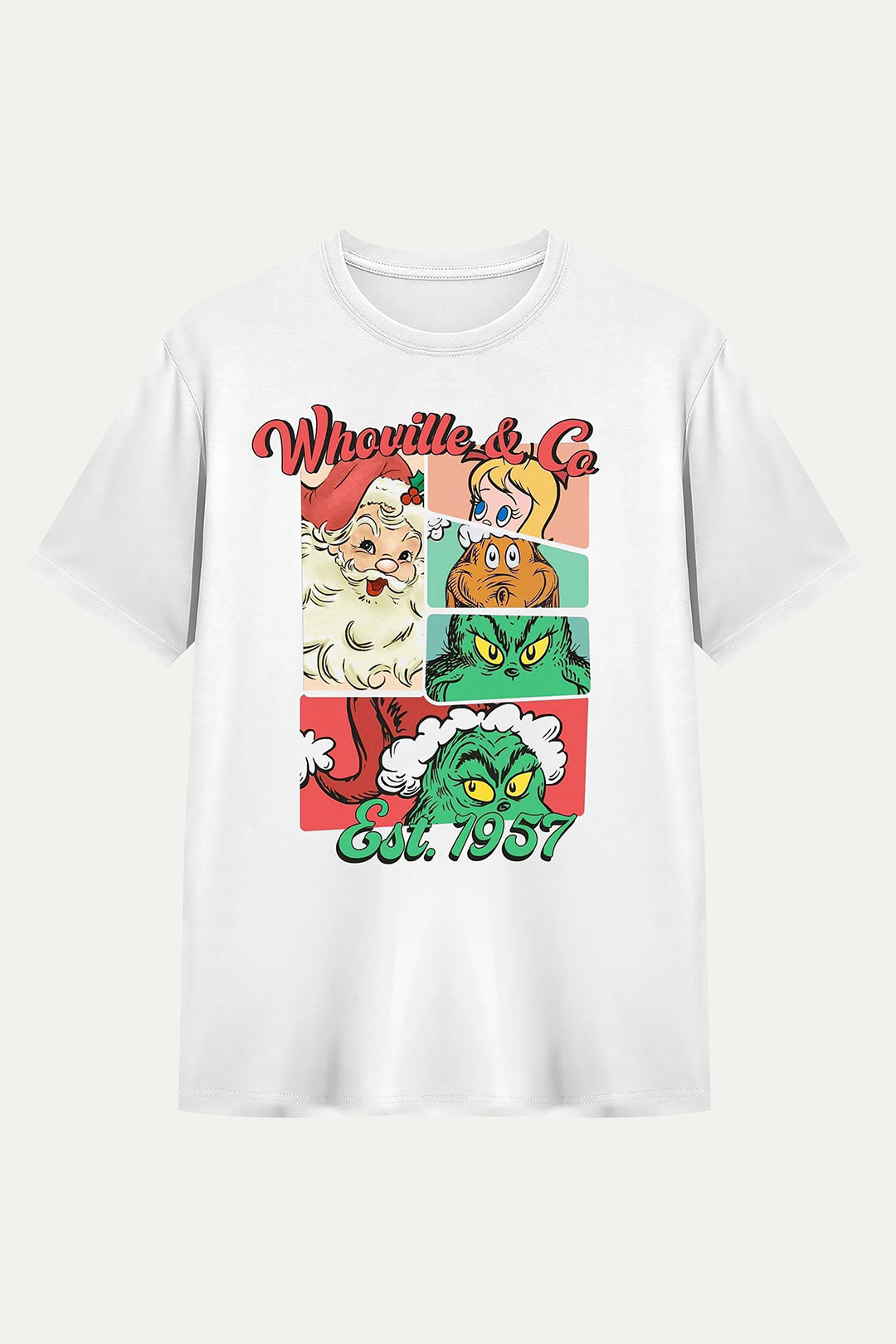 Camisetas Manga corta Blanca Navidad 1957 de Unisex