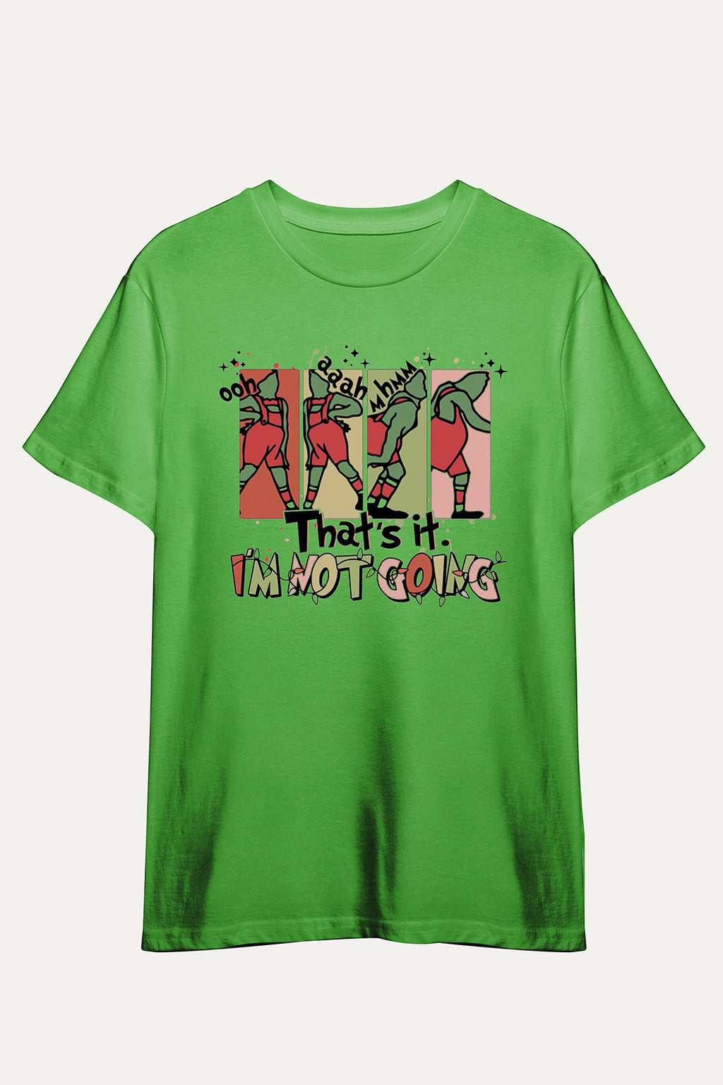 Camisetas Manga corta Verde Grinch de Unisex