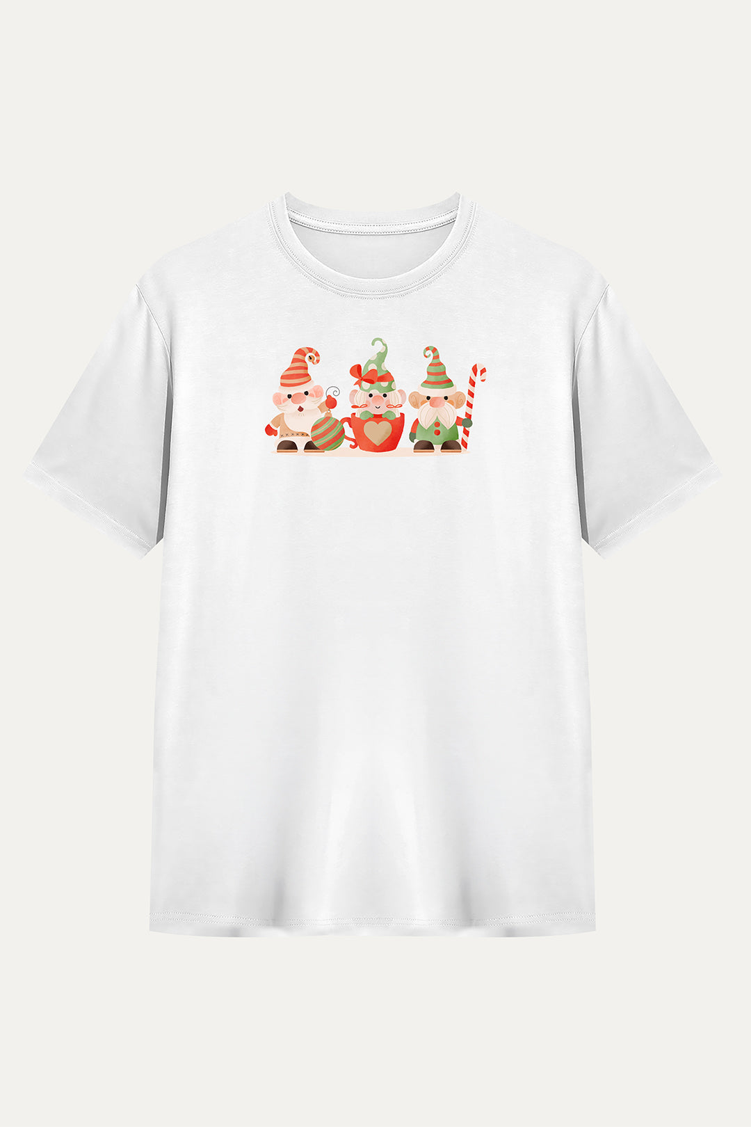 Camisetas Manga corta Blanca Duendes de Unisex